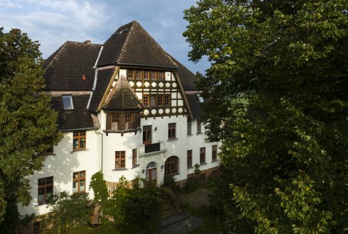 Gut Alt Necheln Blick durch die Bäume